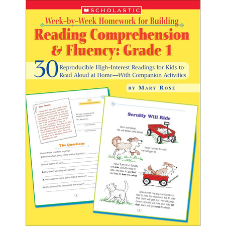 SCHOLASTIC Week-by-Week Homework for Building Reading Comprehension, Grade 1 9780439616560